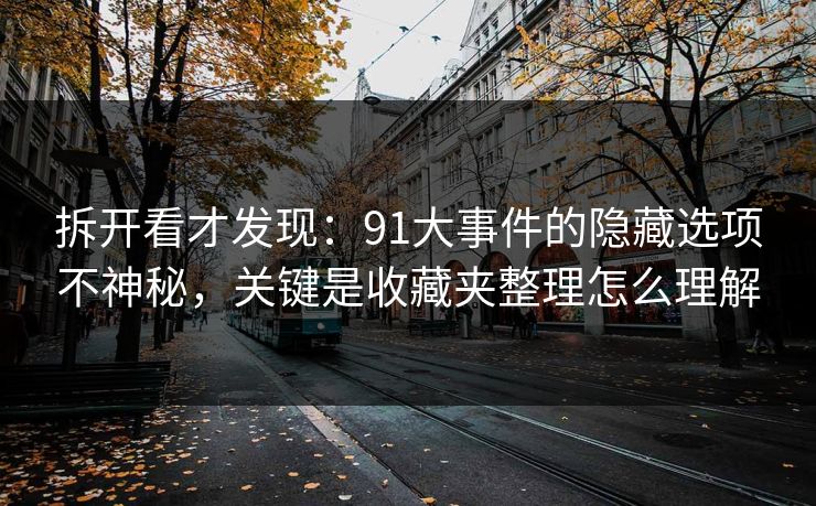 拆开看才发现:91大事件的隐藏选项不神秘,关键是收藏夹整理怎么理解 拆开看才发现:91大事件的隐藏选项不神秘,关键是收藏夹整理怎么理解